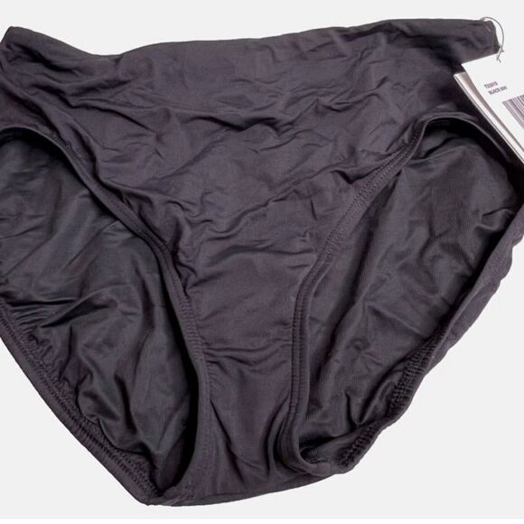 Coco Reef Women Contours High Waist Bikini Bottoms Swimsuit Black Swim - Picture 8 of 13